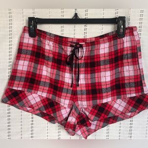 Victoria’s Secret Plaid Lounge Shorts EUC, Size Small